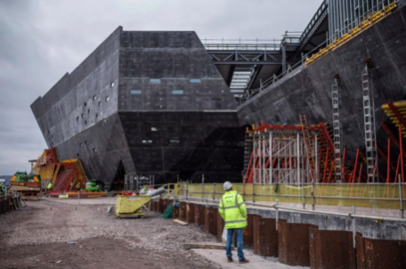 V&A Dundee under construction